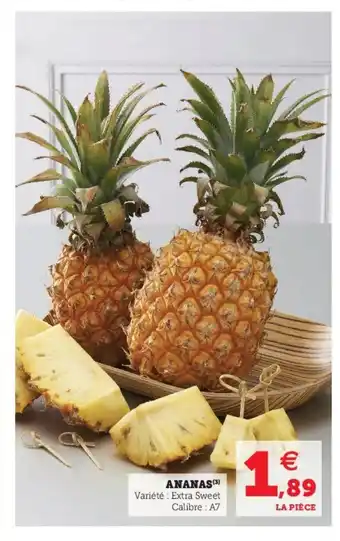 Hyper U Ananas offre