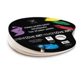 Le Géant des Beaux-Arts Bloc palette i love art 80g/m² - 40 feuilles offre
