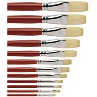 Brosse huile pointe plate i love art