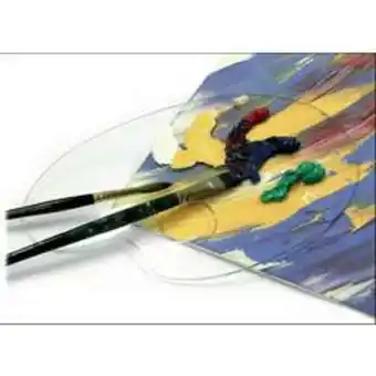 Le Géant des Beaux-Arts Palette ovale en plexiglas offre
