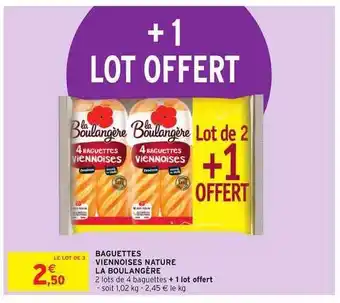 Intermarché Hyper Le baguette viennoises offre