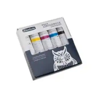 Set encre linogravure schmincke