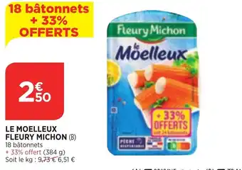Maximarché LE Moelleux Fleury Michon offre