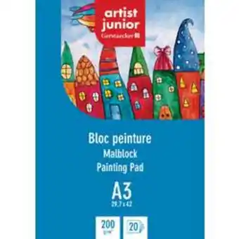 Le Géant des Beaux-Arts Bloc peinture de 20 feuilles artist junior offre