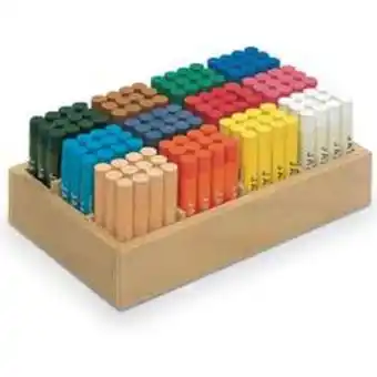 Caissette de 144 pastels à l'huile jaxon