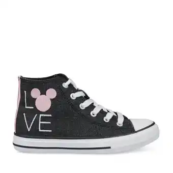 Chaussea Baskets noir mickey offre