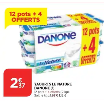 Yaourts LE Nature Danone