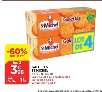 Maximarché Galettes st Michel offre