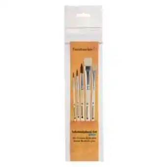 Le Géant des Beaux-Arts Set de 5 pinceaux pour école plus gerstaecker (exclusivité) offre