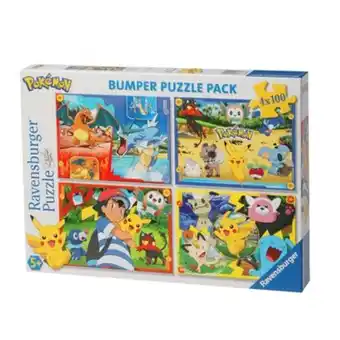 Stokomani Puzzle pokémon 4 x 100 pièces offre