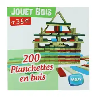Stokomani 200 planchettes en bois offre