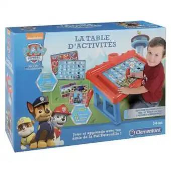 Stokomani Table d'activités la pat' patrouille offre