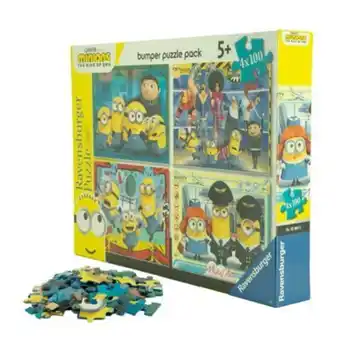 Puzzle minions 4x100 pièces