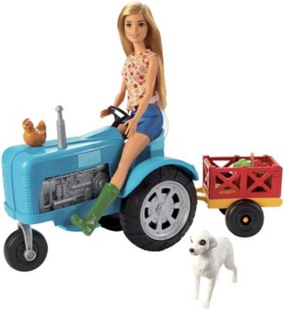 barbie tracteur
