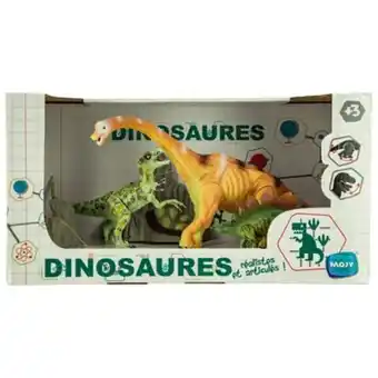 Stokomani Set de 3 dinosaures offre