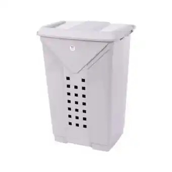 Stokomani Coffre à linge gris offre