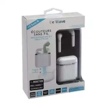 Stokomani Écouteurs sans fil à induction offre