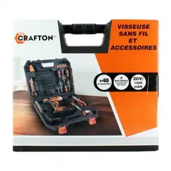 Stokomani Coffret visseuse sans fil 20v avec accessoires offre
