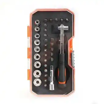Coffret de 32 embouts tournevis et douilles