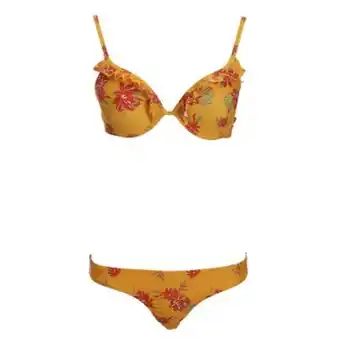 Stokomani Maillot de bain 2 pièces avec volants offre