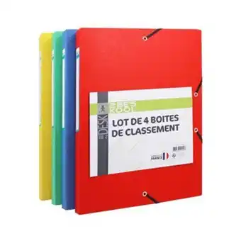 Stokomani 4 boîtes de classement 24x32 offre