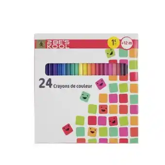 Stokomani 24 crayons de couleur offre