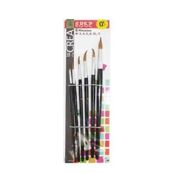Stokomani Lot de 6 pinceaux offre