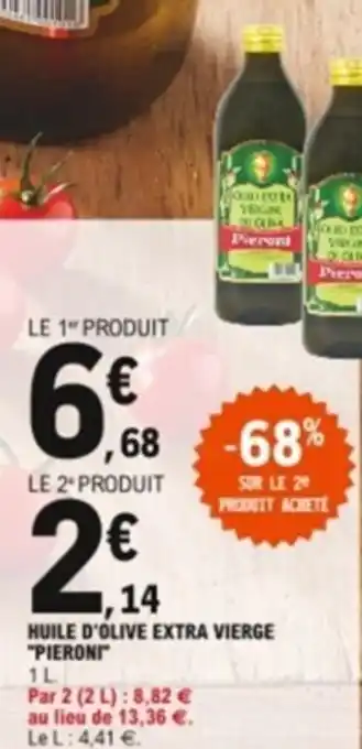 E.Leclerc Huile d'olive extra vierge "pieroni" offre