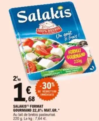 E.Leclerc Salakis format gourmand offre