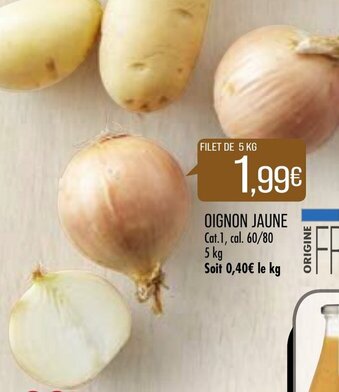 Match Oignon Jaune offre