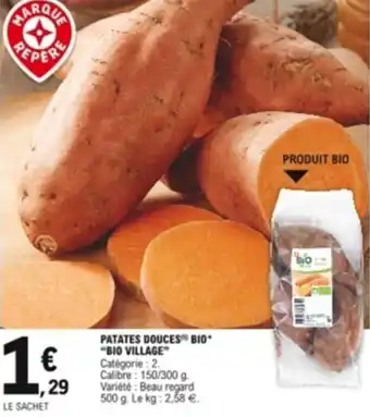 E.Leclerc Patates douces bio offre