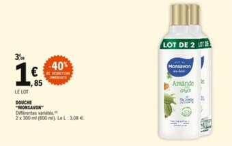 E.Leclerc Douche "monsavon" offre