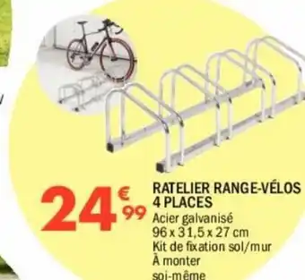 La Foir'Fouille Ratelier range-vélos 4 places offre