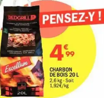 La Foir'Fouille Charbon de bois 20 L offre