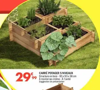 La Foir'Fouille Carré potager 5 Niveaux offre