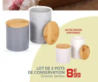 Gifi Lot de 20 pots de conservation offre