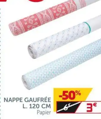 Gifi Nappe gaufrée offre