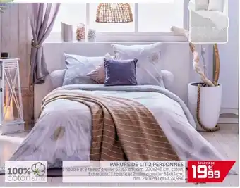 Gifi Parure de lit 2 personnes offre