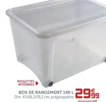 Gifi Box de rangement 140L offre
