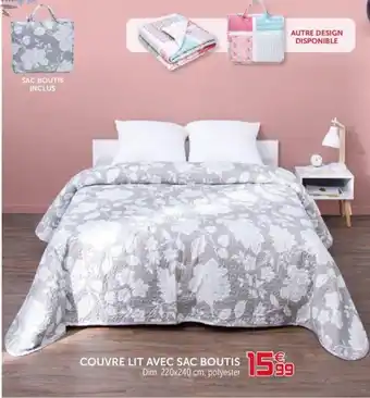 Couvre lit avec sac boutis