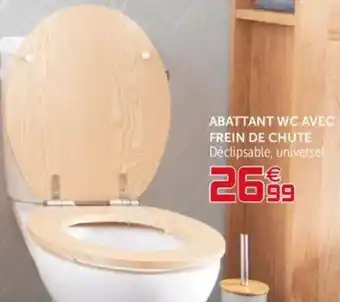 Promo Abattant WC avec frein de chute chez Gifi