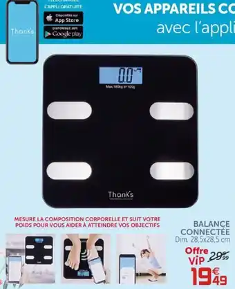 Gifi Balance connectée offre