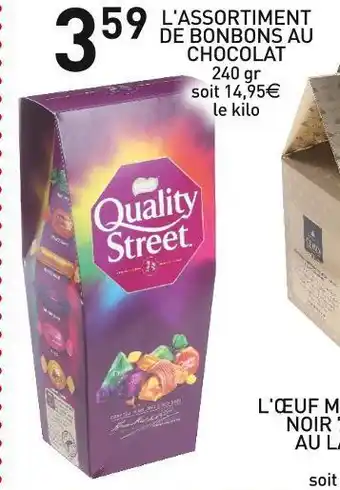 Stokomani Quality street l'assortiment de bonbons au chocolat offre