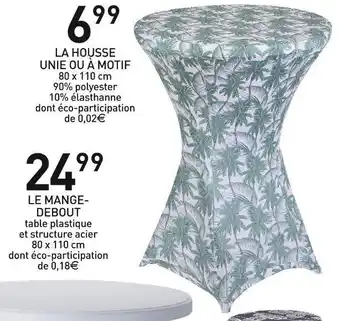 Stokomani La housse unie ou à motif offre