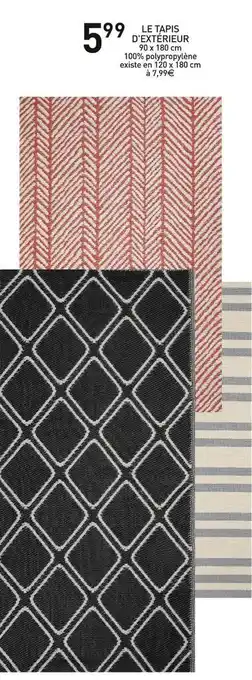 Stokomani Le tapis d'extérieur offre