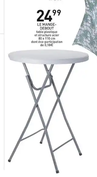 Stokomani Le mange-debout offre