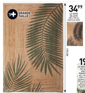 Stokomani Le tapis en jute offre
