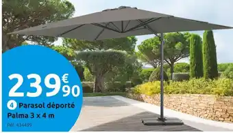 Mr Bricolage Parasol déporté palma 3 x 4 m offre