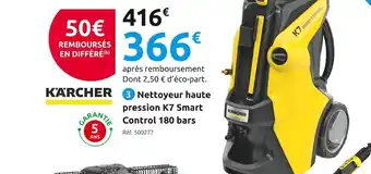 Mr Bricolage Kärcher nettoyeur haute pression k7 smart control offre