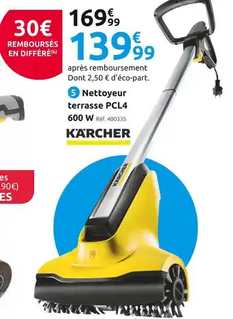 Mr Bricolage Kärcher nettoyeur terrasse pcl4 offre